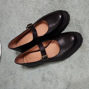 Madewell freya platform lugsole mary jane 8.5